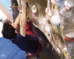 Ivan Greene bouldering